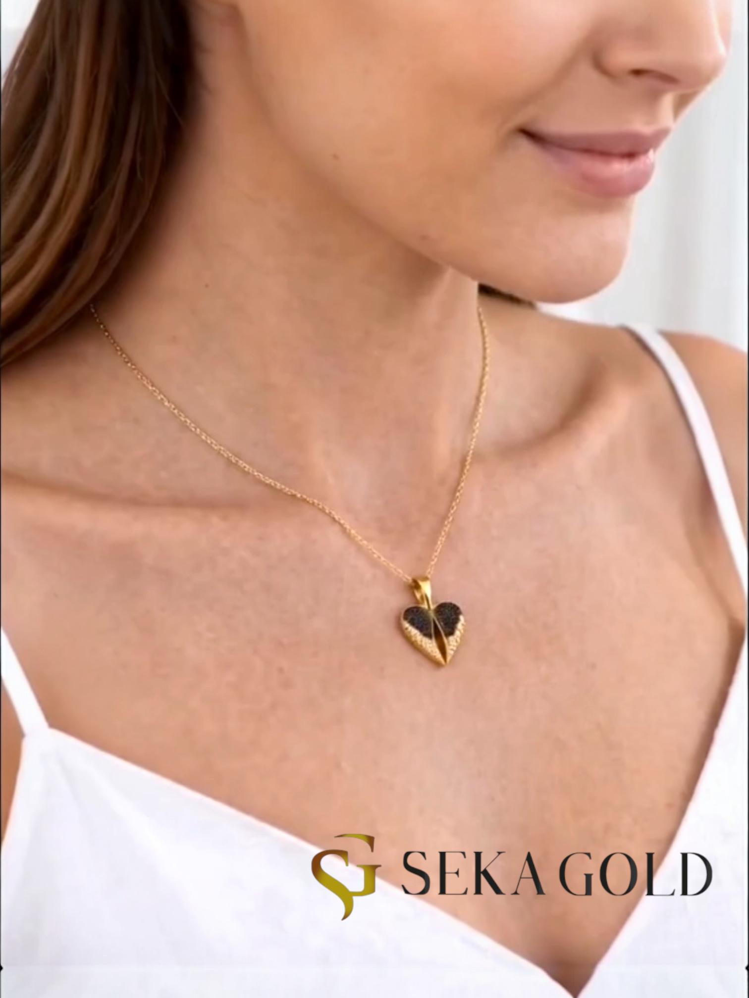 Zirkon Taşlı Melek Kanadı Kolye – 925 Ayar Gümüş
